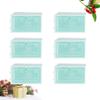Ipetboom 6pcs Transparent Stackable Shoe Container Thicken Plastic Storage Box for Small Shoes for Closets and Entryways Space-saving Design in Green view 3