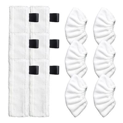 LANGshaw Compatible for Karcher EasyFix SC2 SC3 SC4 SC5 Steam Mop Cloth Cleaning Pad Cloth Cover Rags Replace Accessories Mop Cleaner Spare Parts Leisurely (Color : Kit12)