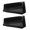 Zerodeko 2pcs Coffee Beans Scooping Tray Reusable Roasted Coffee Beans Display Plate Storage for Kitchen Cafe Dining Room Slope Design No Leakage Flexible Use view 1