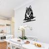 SILYHEART Border Collie Wall Art with Custom House Number Funny Animal Pet Sign Modern Home Decor Personalized Front Porch Address Plaque Border Collie Lover Gifts Dog Door Hanger 14in view 4