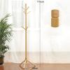 LFFH Floor Standing Coat Racks, Stable Triangle Base Creative Tree Shape Solid Wood Coat Stand Bedroom Clothes Hanging Hanger for Home Office (Color : White) view 2