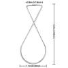 Outus 300 Packs Hook Clips Ceiling Tile Hooks T-bar Drop Ceiling Clips for Office, Classroom, Home and Wedding Decoration, Hanging Sign from Suspended Tile/Grid/Drop Ceilings view 2
