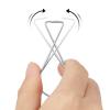 Outus 300 Packs Hook Clips Ceiling Tile Hooks T-bar Drop Ceiling Clips for Office, Classroom, Home and Wedding Decoration, Hanging Sign from Suspended Tile/Grid/Drop Ceilings view 3