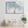 Myphotostation Flower Tempered Glass Wall Art 24x24'' Floral Modern Decor Glass Printing Large Wall Abstract Art for Living Room Tempered Glass Panels Flower Wall Art Botanical Wall Decor view 3