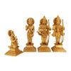Brass Ram Darbar Statue Shree Ram Ji Sita Laxman Hanuman Home Dcor Puja Bhagwan Idol Murti for Mandir Temple 8.5 Inches view 1