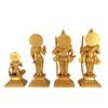 Brass Ram Darbar Statue Shree Ram Ji Sita Laxman Hanuman Home Dcor Puja Bhagwan Idol Murti for Mandir Temple 8.5 Inches view 4