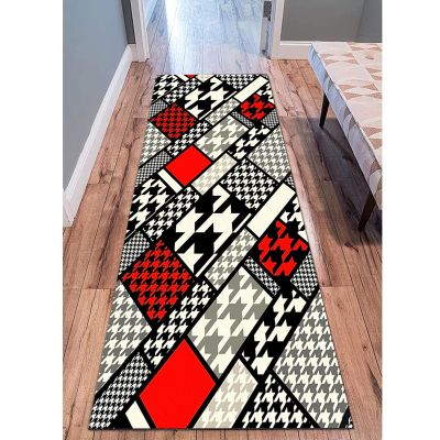 GRAPKS Very Long Hallway Hall Runner Narrow RugsModern Washable Area Rug Corridor, StairEntryway Non-Slip Long Entrance Floor Protection Mat 70x450cm (Size : 2.3 ft x 13.1 ft)