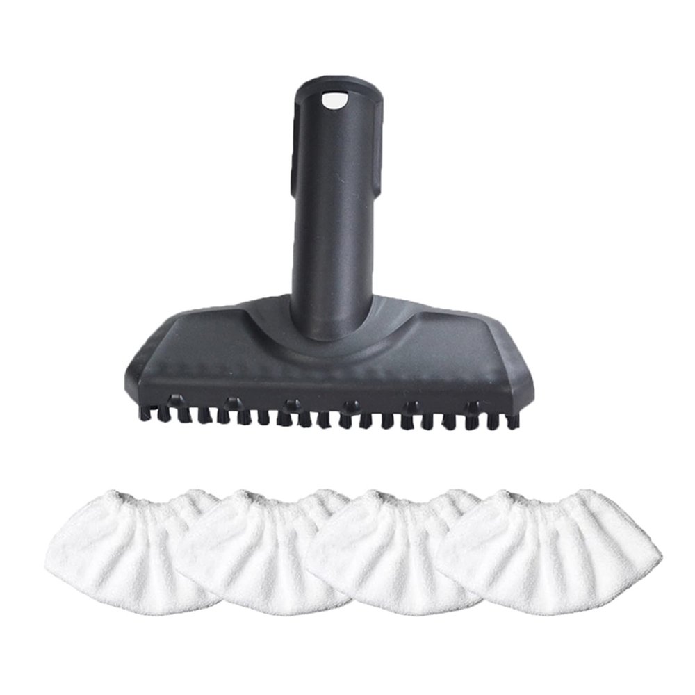 LANGshaw 1Set Spray Nozzle Brush Head Mop Cloth Cover Compatible for KARCHER SC1 SC2 SC3 SC4 SC5 Steam Cleaner Mops Spare Parts Accessories Leisurely (Color : Set2)