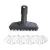LANGshaw 1Set Spray Nozzle Brush Head Mop Cloth Cover Compatible for KARCHER SC1 SC2 SC3 SC4 SC5 Steam Cleaner Mops Spare Parts Accessories Leisurely (Color : Set2) view 1