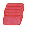 LANGshaw 10Pcs/lot Cleaning Mopping Pads Mop Cloth Compatible for Swiffer Wetjet Sweeper Wipes Pad Rag for Wet Jet Household Spare Parts Leisurely (Color : 5 red) view 1