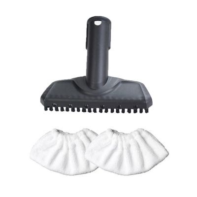 LANGshaw 1Set Spray Nozzle Brush Head Mop Cloth Cover Compatible for KARCHER SC1 SC2 SC3 SC4 SC5 Steam Cleaner Mops Spare Parts Accessories Leisurely (Color : Set1)