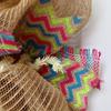 Burlap Decorated Easter Egg Deco Mesh Wreath. Available in 24 inch and 28 inch diameters. view 4