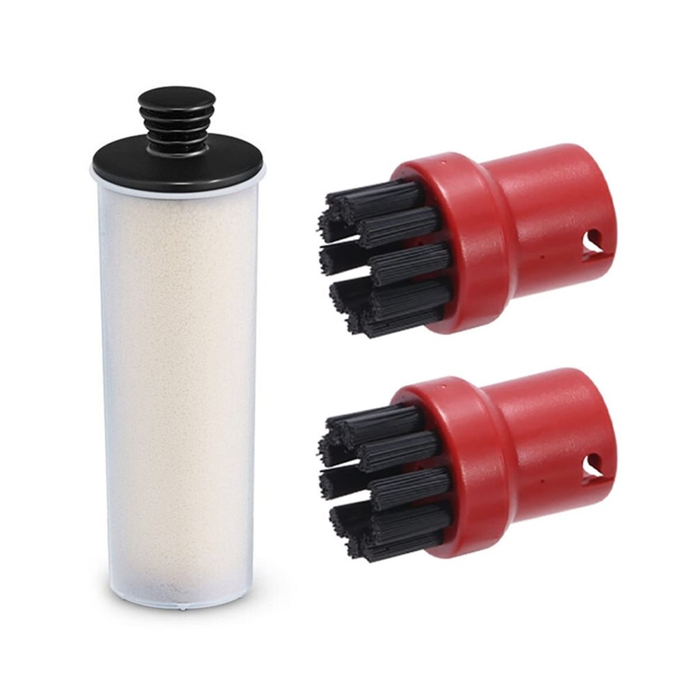 LANGshaw Compatible for Karcher SC2 SC3 Descaling Stick + Red Round Brushx2 Compatible with for Karcher SC 3 Easyfix Steam Cleaner Leisurely