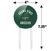 Acrylic Adams State University Grizzlies Logo Cake Topper Party Decoration for Wedding Anniversary Birthday Graduation view 2