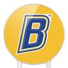 Acrylic California State University Bakersfield Secondary Logo Cake Topper Party Decoration for Wedding Anniversary Birthday Graduation view 3