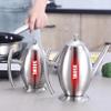 KDLK Olive Oil and Vinegar Dispenser Cruet Bottles Egg Shape Large Capacity Stainless Steel Long Spout Sauce Olive Oil Bottle Oil Spray Pot (Size : 500ml) view 3