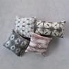Creative Co-Op Linen Printed Hand-Embroidery and Chambray Back, Multicolor Pillow Covers, 18" L x 18" W x 0" H view 3