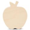 Chunky Wooden Apple Cutouts 4-inch x 3-3/8-inch, Pack of 10 Autumn Apples for Crafts, Fall Tray Decor & Classroom Decor, by Woodpeckers view 1