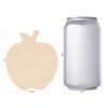 Chunky Wooden Apple Cutouts 4-inch x 3-3/8-inch, Pack of 10 Autumn Apples for Crafts, Fall Tray Decor & Classroom Decor, by Woodpeckers view 2
