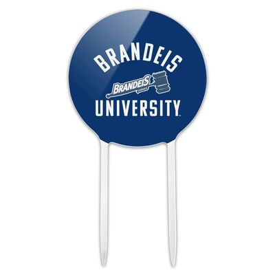 Acrylic Brandeis University Judges Logo Cake Topper Party Decoration for Wedding Anniversary Birthday Graduation