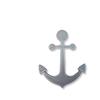 BOGLETS - Anchor Charm Compatible with Bogg Bags, Simply Southern Bags, and Other Similar Beach Tote Bags view 1
