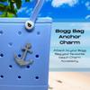 BOGLETS - Anchor Charm Compatible with Bogg Bags, Simply Southern Bags, and Other Similar Beach Tote Bags view 2