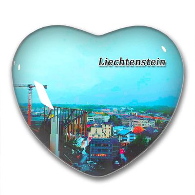 Liechtenstein Principality of Liechtenstein Fridge Magnets Sticker Kitchen Refrigerator Decoration Magnet Gift Heart Shape