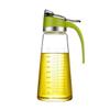 KDLK Olive Oil and Vinegar Dispenser Cruet Bottles Oil Vinegar Bottle Dispenser Glass Olive Oil Bottle Leak-Proof Oil Bottle Transparent,with Scale Measurement High Capacity 530ML (Color : Green) view 1