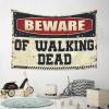 Bar Stuff for Man Cave Beware of Walking Dead Tapestry Wall Tapestry Large Custom Tapestry ( Size : 100X150CM ) view 4