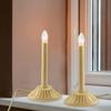 Abeja 2 Pack Electric Window Candles Lights with Ivory Base and 2 Clear C7 Bulb (1 Spare Bulb), Plug in Christmas Window Candles Lamp for Your Christmas Window Candles Decoration view 1
