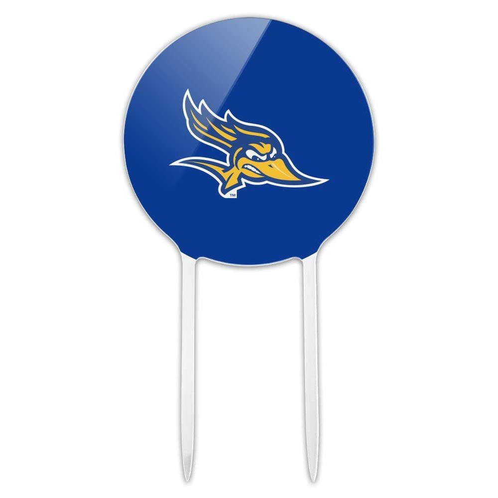 Acrylic California State University Bakersfield Primary Logo Cake Topper Party Decoration for Wedding Anniversary Birthday Graduation