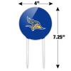 Acrylic California State University Bakersfield Primary Logo Cake Topper Party Decoration for Wedding Anniversary Birthday Graduation view 2