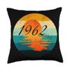 1962 Tee - 60 Year Old Retro Vintage 1962 60th Birthday Gift Throw Pillow view 1
