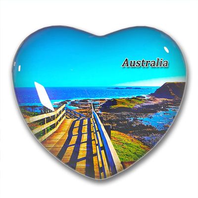 Australia Phillip Island Fridge Magnets Sticker Kitchen Refrigerator Decoration Magnet Gift Heart Shape