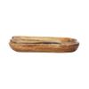 Bloomingville Acacia Wood Divided Tray, Natural view 4