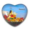 Panama Canal Fridge Magnets Sticker Kitchen Refrigerator Decoration Magnet Gift Heart Shape view 1