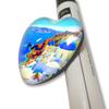 Greece Santorini Oia Fridge Magnets Sticker Kitchen Refrigerator Decoration Magnet Gift Heart Shape view 2