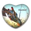 Swaziland Fridge Magnets Sticker Kitchen Refrigerator Decoration Magnet Gift Heart Shape view 1