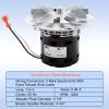 Criditpid Replacement PU-076002B Combustion Exhaust Blower Motor for Englander 25-PDVC, 55-SHP10, 25-PDV Pellet Stoves. view 3