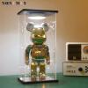 NONEMEY Clear Acrylic Display Case with Remote Control Light for Bearbrick, Dustproof Model Showcase Organizer Box, Display Case for Collectibles Bearbrick (9.87.916.5inch,252042cm) view 2