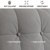 Rectangular Backrest Headboard Cushion Wall Pillow Lumbar Support Pad Large Bolster Headboard Reading Body Pillow for Daybed Bunk Bench,A,No headboard 74.8"/190cm view 4