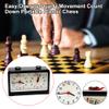 Bibabala Chess Clock Easy Operate Digital Alarm Chess Timer w/Quartz Movement for Board Game, International Chess Tournament Analogue Chess Clock Timer Count Up Count Down Timer view 2