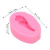 2.3 x 1.1 x 3.1in Fondant Mold,4PCS Silicone Mold, Drumstick Shape Baking Mold, Food Grade Silicone Mold, Heat Resistant and Durable Cooking Tool for DIY Cake Chocolate Fondant, silicone molds fo view 2