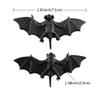 FAZHBARY Small Black 3D Bats Halloween Decoration Plastic Bat Artificial Bats for Crafts Creepy Scary Prank view 2
