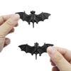 FAZHBARY Small Black 3D Bats Halloween Decoration Plastic Bat Artificial Bats for Crafts Creepy Scary Prank view 3