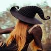 YTCPMHEA 2023 New Felt Costume Accessories - Durable Black Witch Hat for Halloween Decoration and Women's Costume view 3