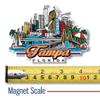 Tampa, Florida City Magnet by Classic Magnets, 3D Rubber Vintage-Style Collectible Souvenirs and Gifts Made in the USA, 4.2" x 3" view 2