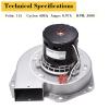 Adviace Replacement Combustion Fan Blower with Housing for St Croix Auburn & Hastings & Afton Bay & SCF-050 & Prescott EXL & York Insert & Lancaster Pellet Stoves, 80P30521-R view 3
