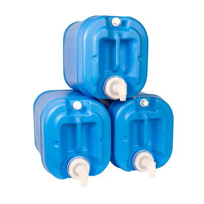 Valley Food Storage 5 Gallon Stackable Water Containers (3-Pack) | BPA-Free Food Grade Emergency Water Storage Jugs | Durable Prepper Water Supply for Camping, Survival Gear, Disaster Preparedness