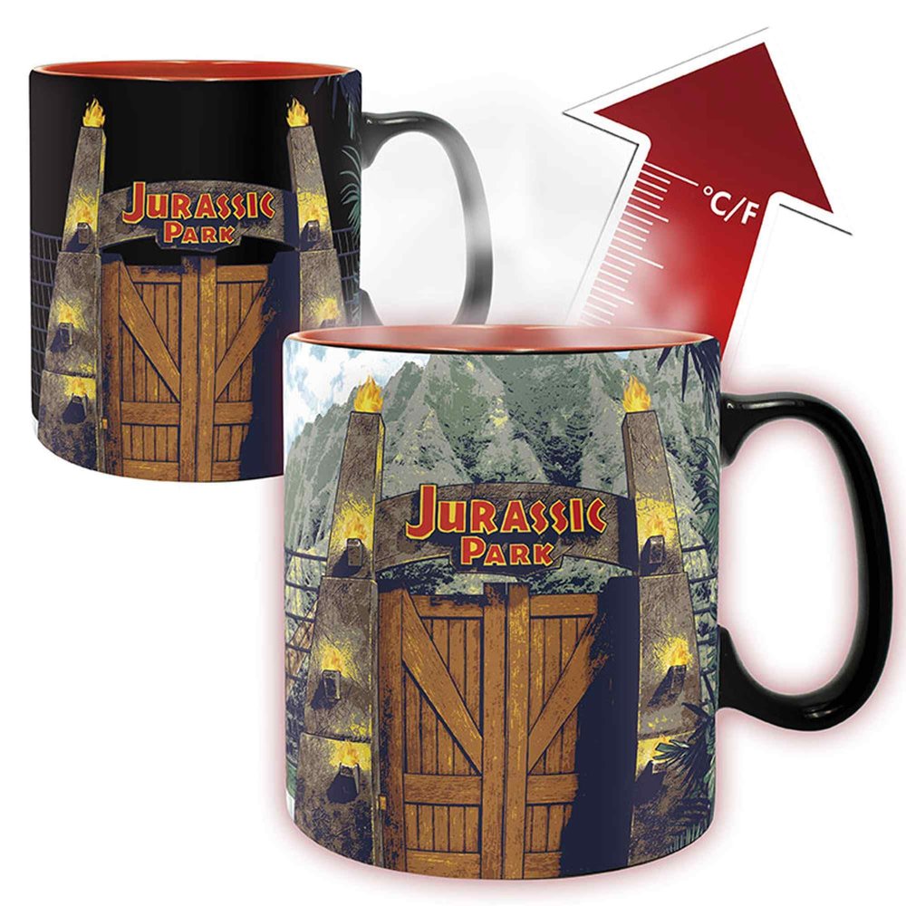 ABYstyle - Jurassic Park Heat Change Mug with Large Container